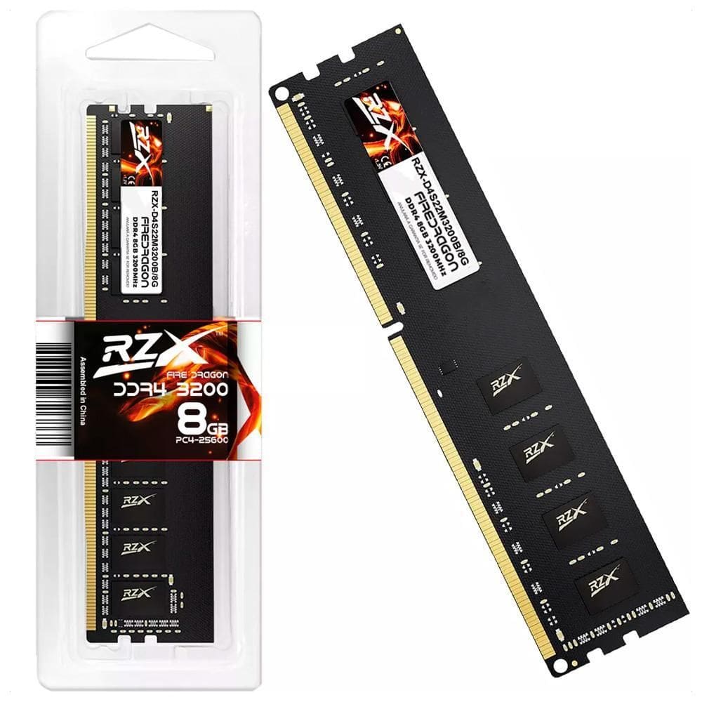 Memória Ram Desktop 8Gb 3200Mhz Ddr4 Firedragon - Rzx