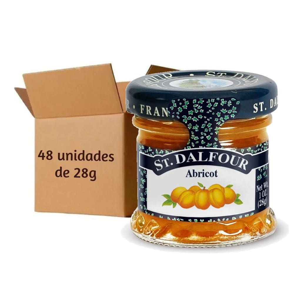 48X Mini Geleia De Damasco Abricots St Dalfour 28G