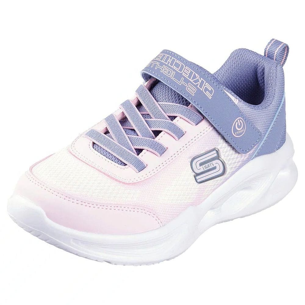 Tênis Infantil Menina Conforto Sola Brilhante Skechers Kids