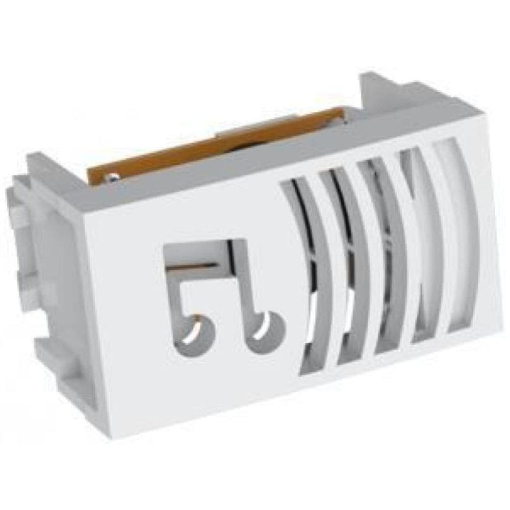 Modulo Cigarra Bivolt Som - Enerbras Dubai Branco