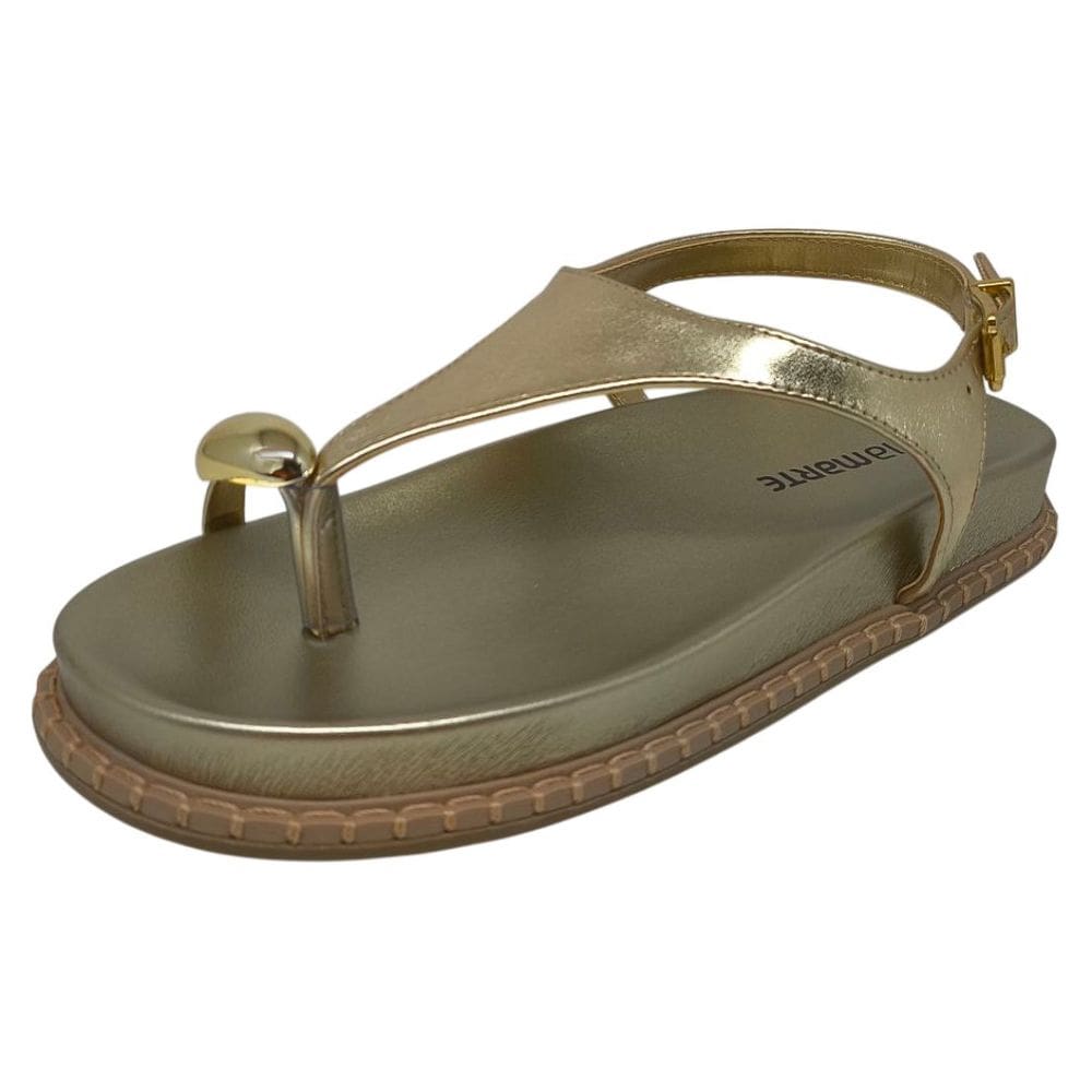 Sandália Feminina Papete Conforto Tiras Largas Anatômico