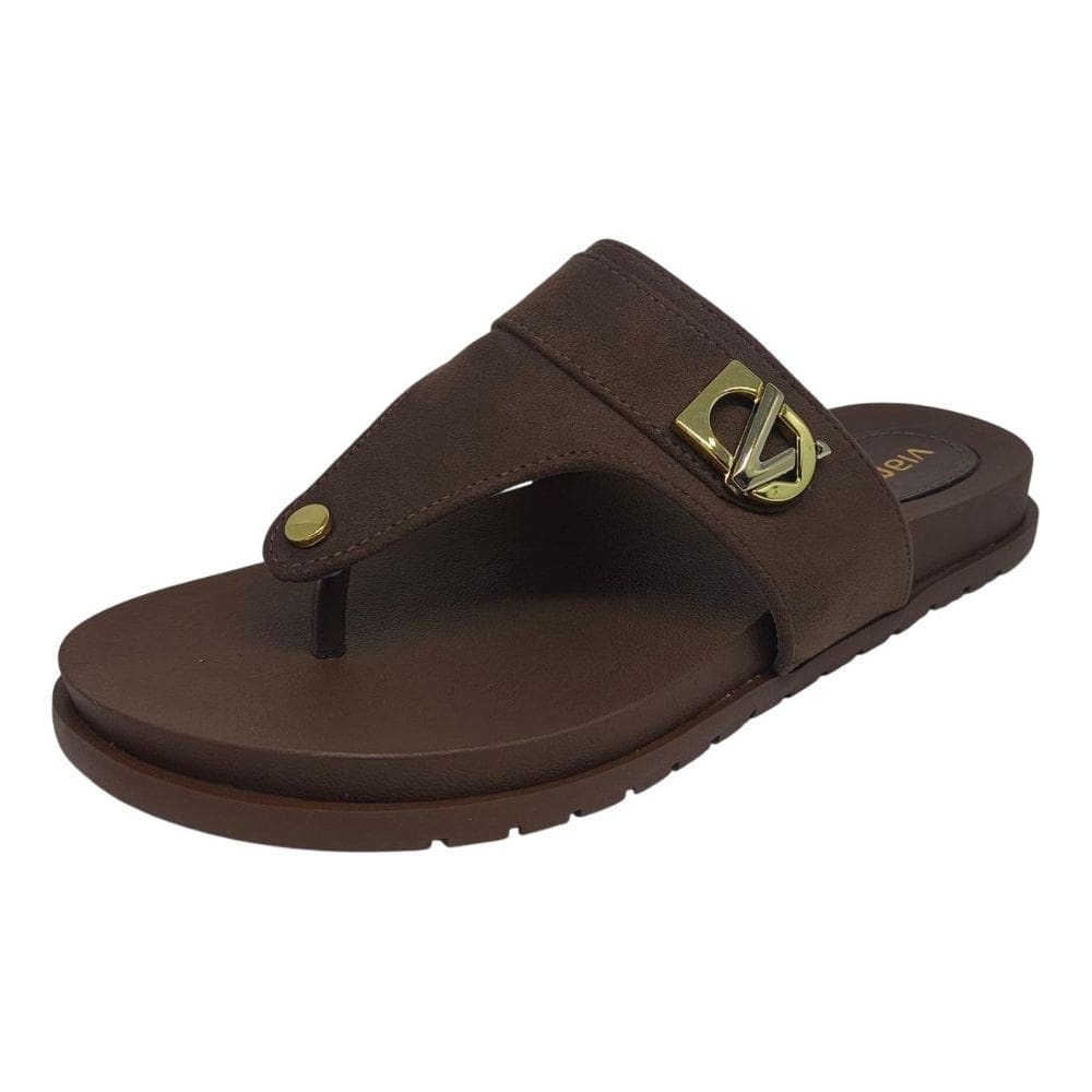 Sandália Feminina Papete Conforto Tira Resistente Via Marte