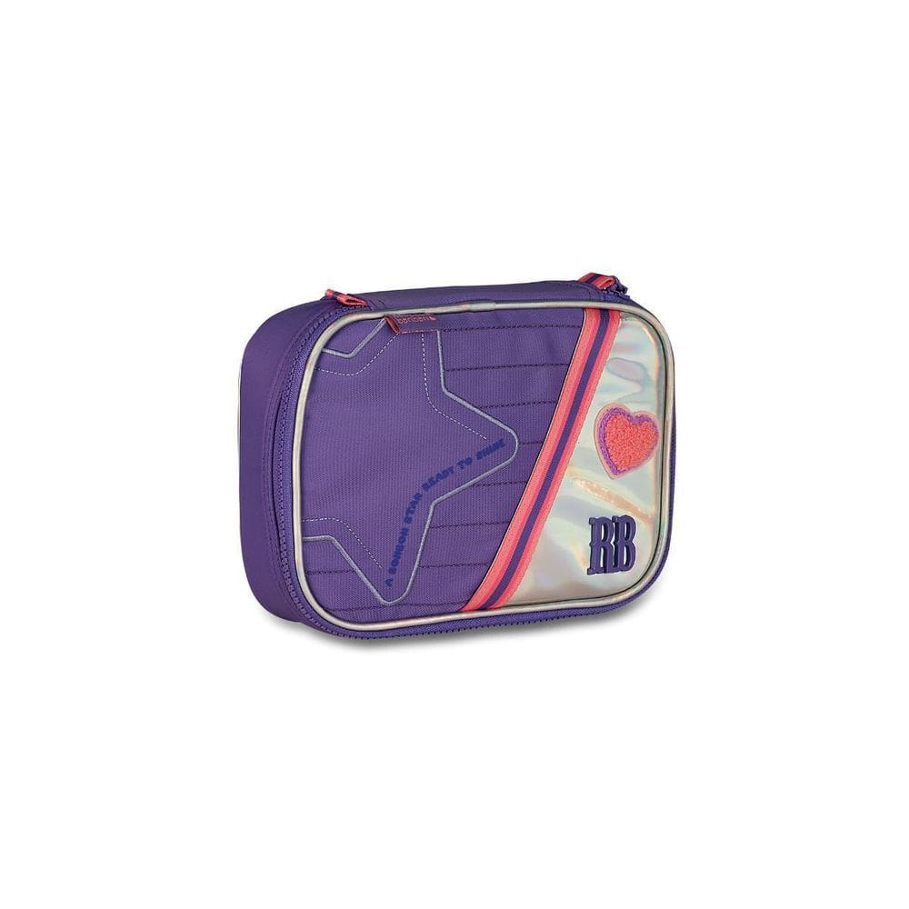 Estojo Box Holográfico Holo Shine Roxo - Rebecca Bonbon