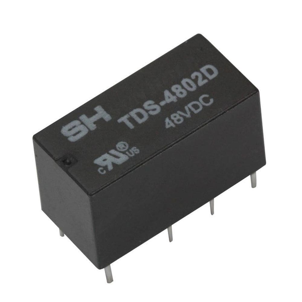 10X Relé 48V 10A 250V 8 Terminais Tds-4802D E Uso Geral