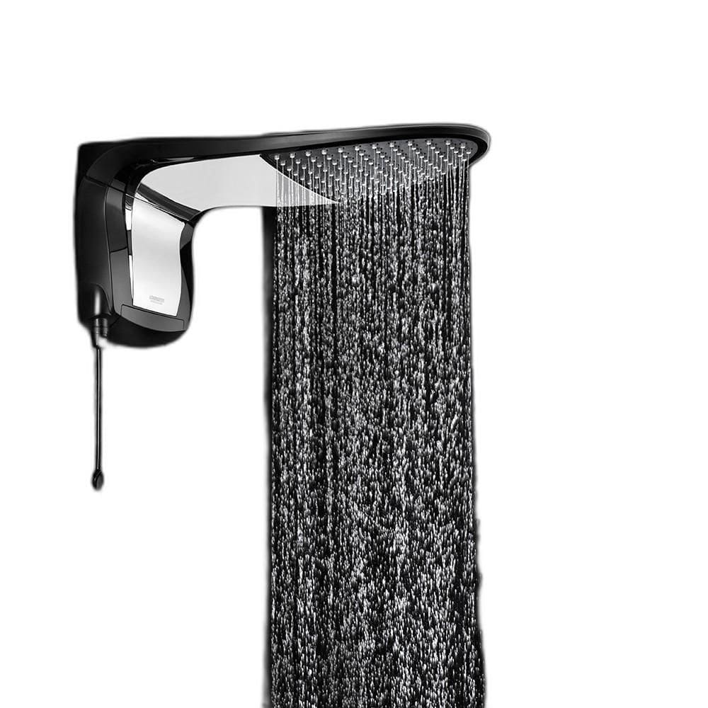 Ducha Acqua Wave Ultra 6800W 220V Lorenzetti Preto Cromado