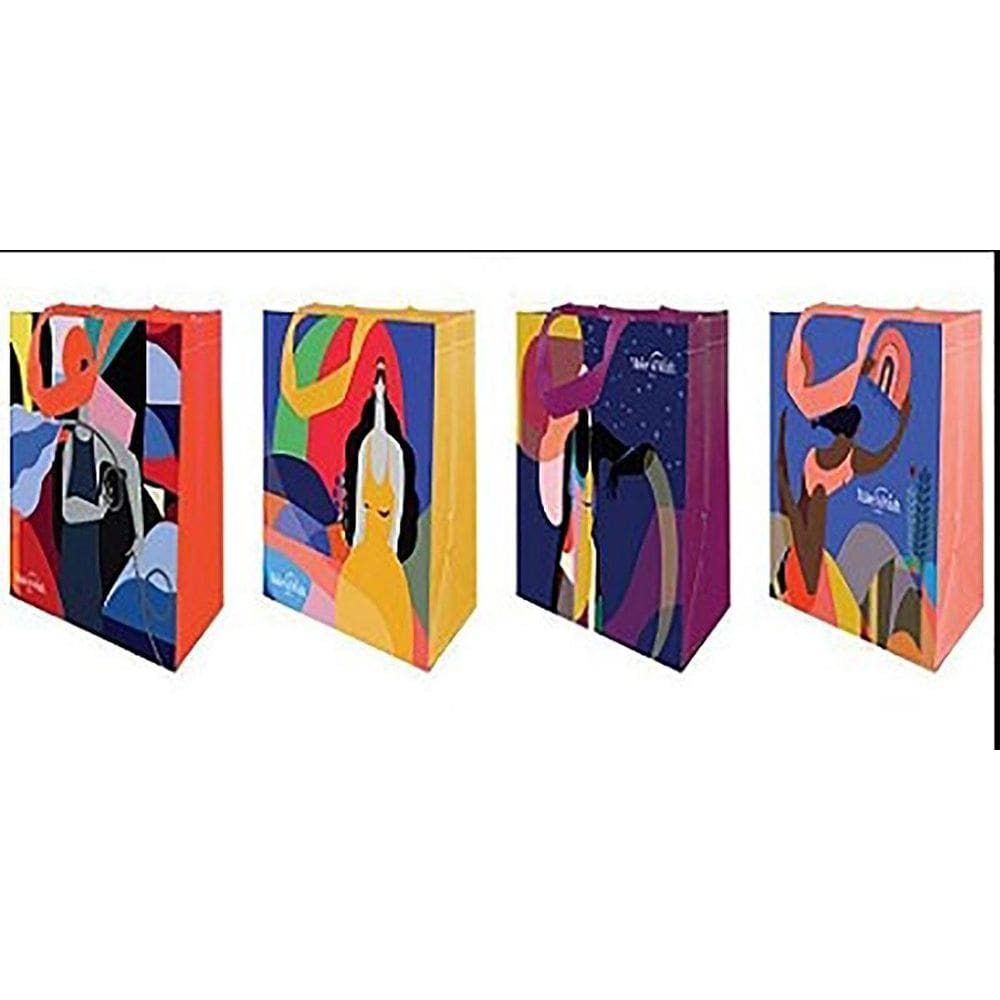 Sacola De Ráfia Retornável 35X40X18Cm Wish Pacote Com 15