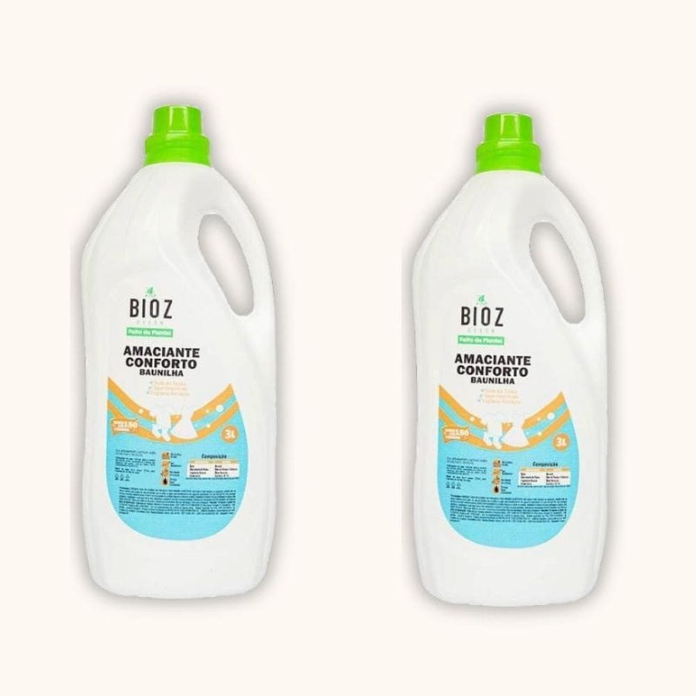 Kit 2X: Amaciante Conforto Biodegradável Bioz Green 3L