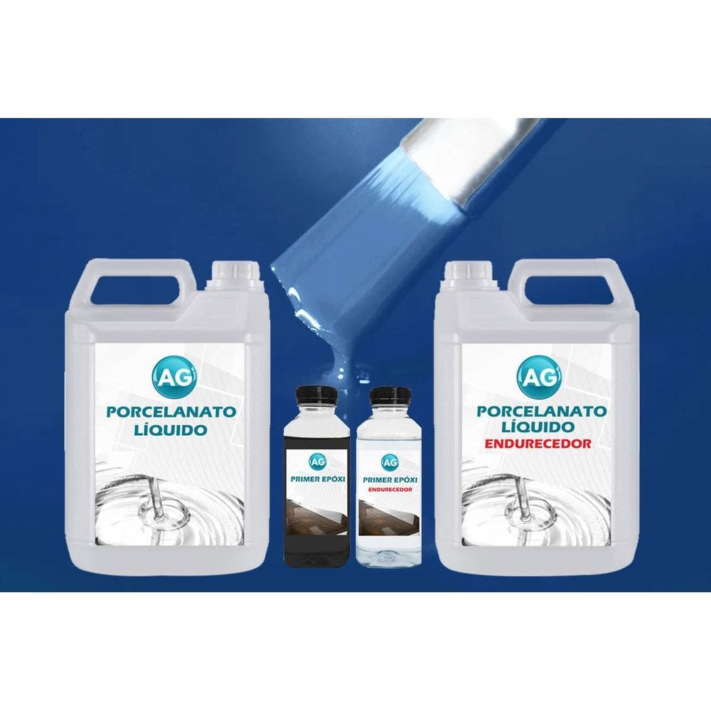 Kit Porcelanato Líquido + Primer M - Concreto e Madeira