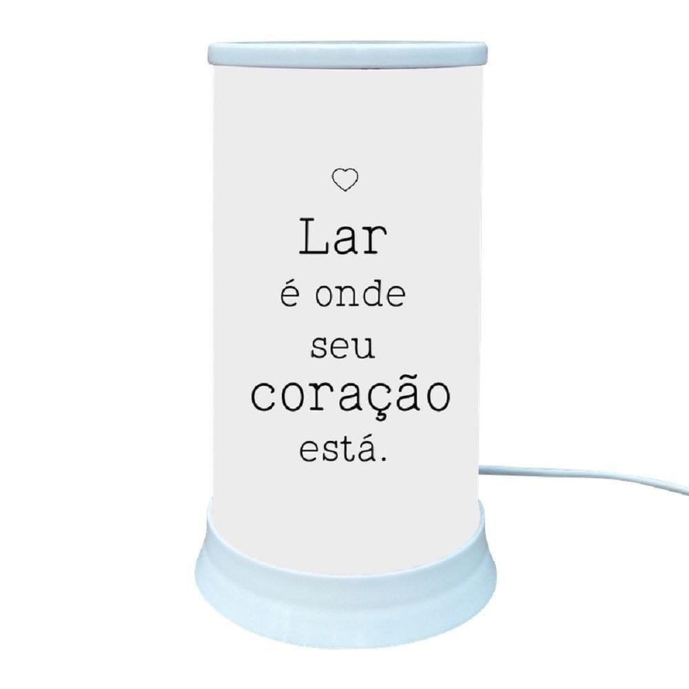 Luminária De Mesa Frase Be Amazing