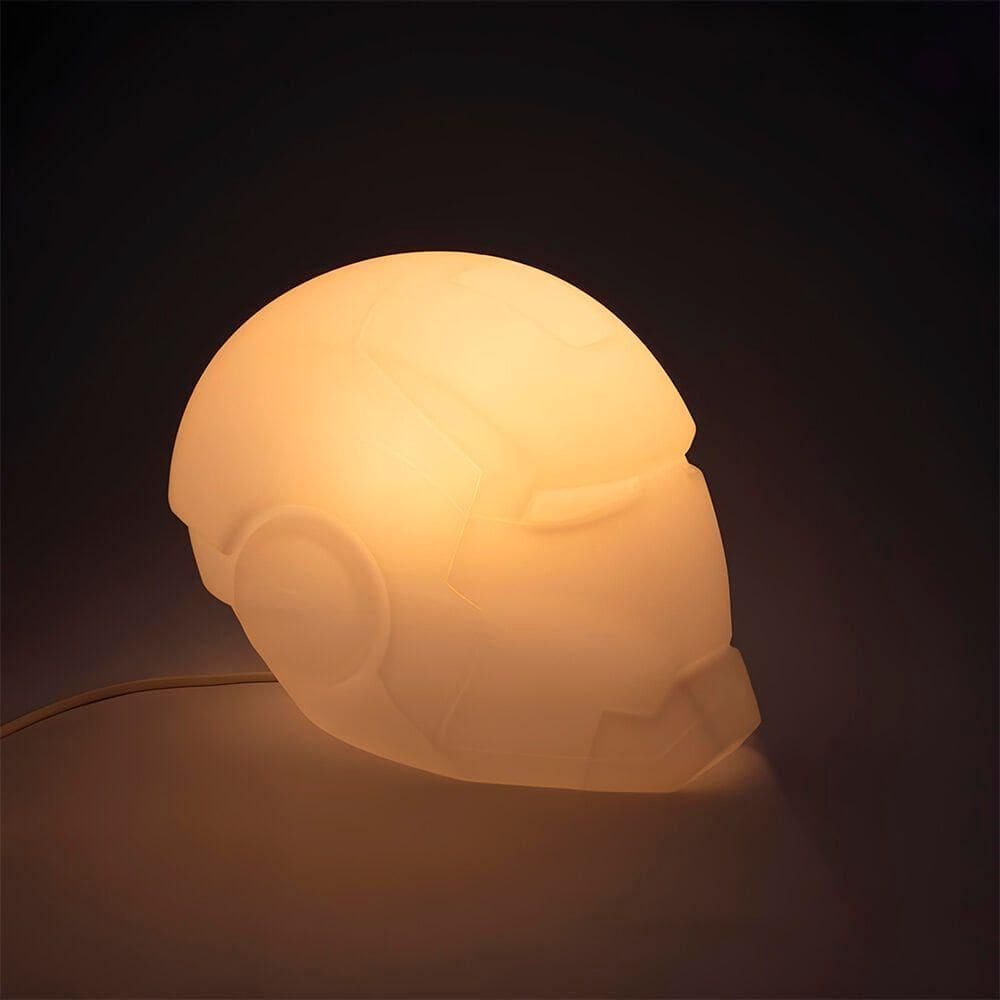 Luminária De Mesa Capacete Homem De Ferro Marvel Iron Man