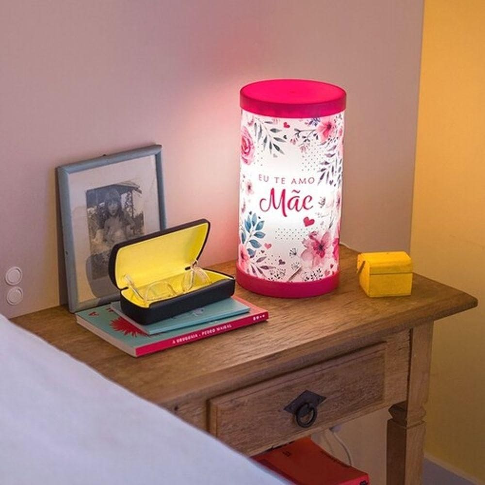 Luminária De Mesa Hug - Eu Te Amo Mãe