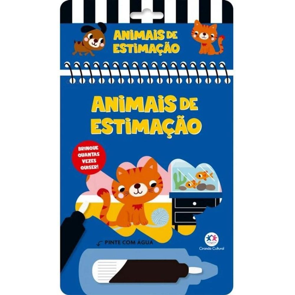 Colorindo Com Água - Animais De Estimação