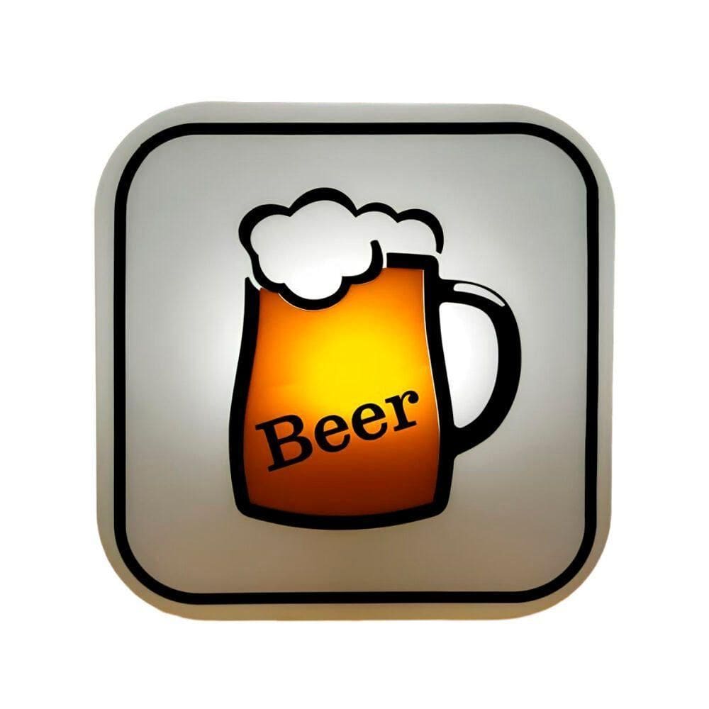 Luminária Box Time To Beer