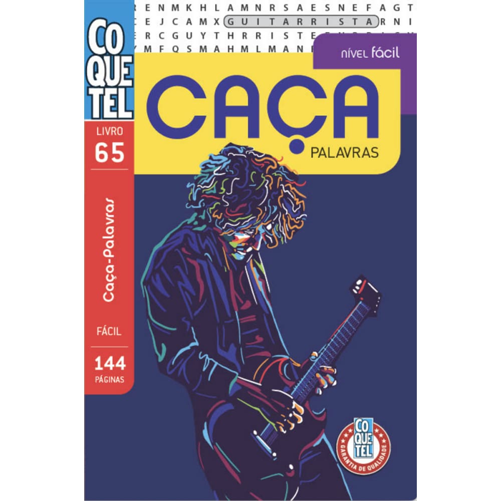 Livro Coquetel Caça-Palavras 65: Nível Fácil