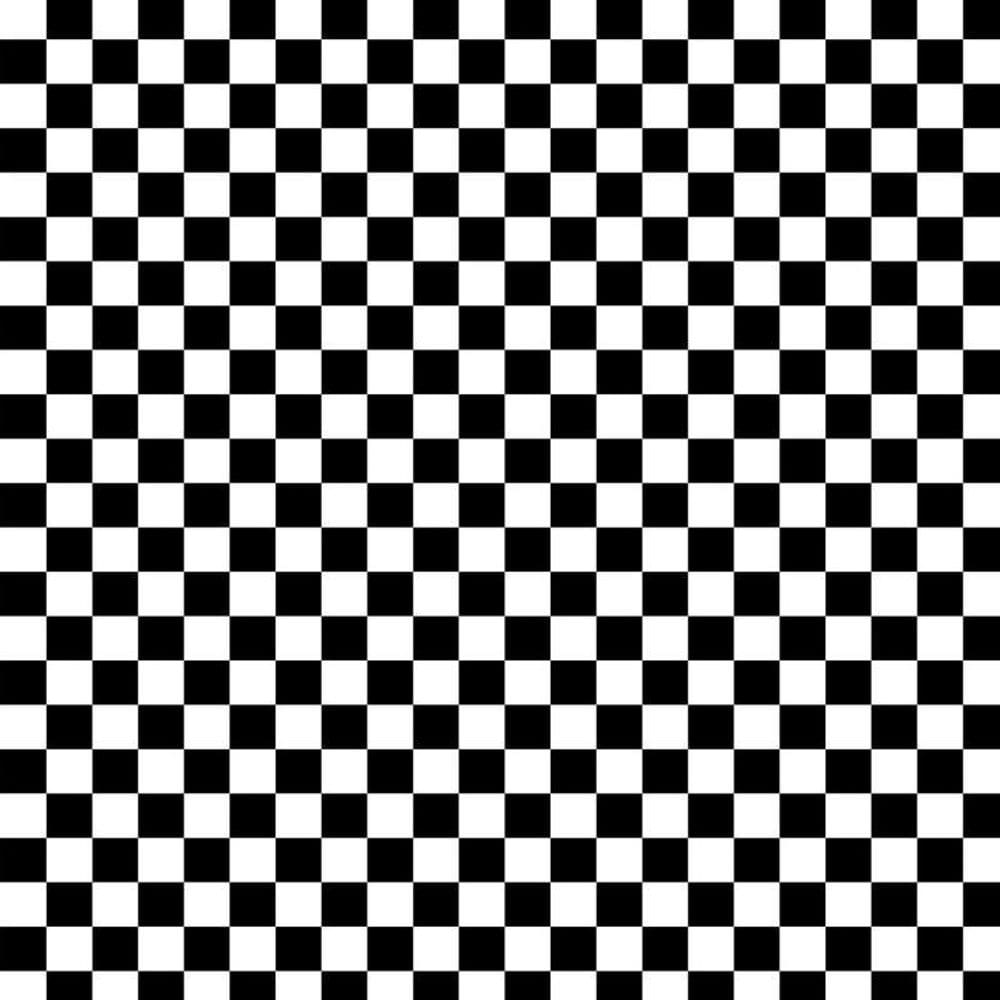 Papel De Parede Xadrez Branco Preto Autocolante Sala Quarto