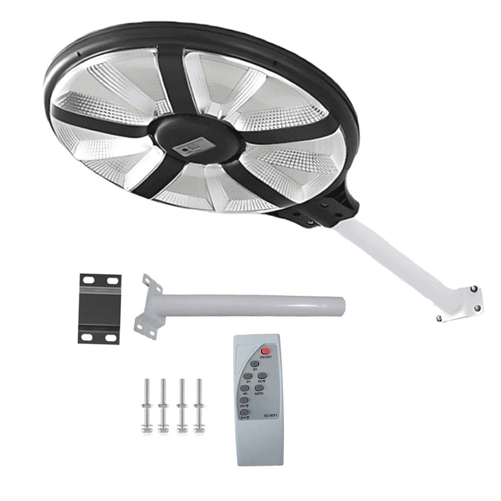 Refletor Luminaria Solar Ovni Ufo 360 Graus Sensor Movimento Iluminaçao Vias Publicas Rodovia Estrada Rua Calçada