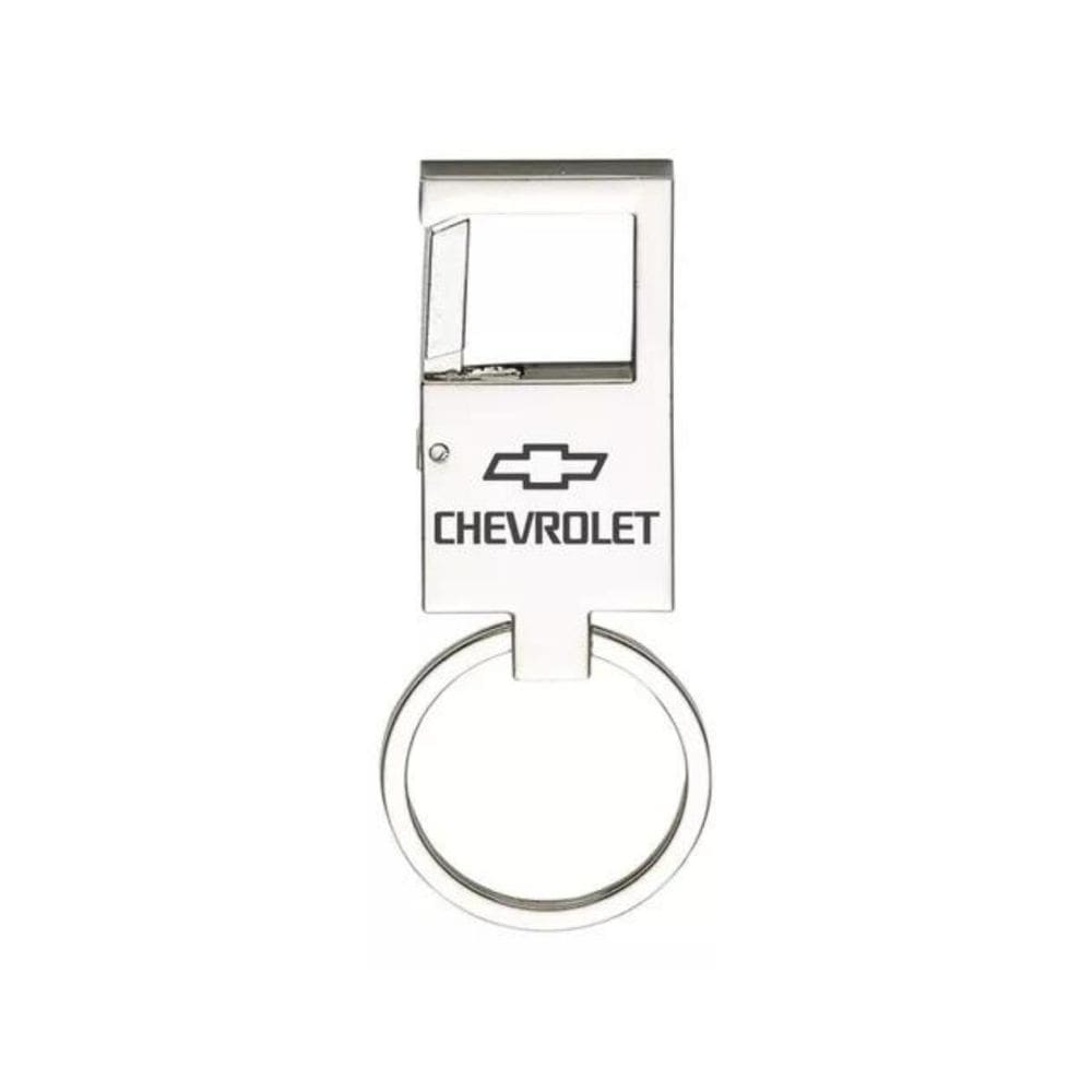 Chaveiro Para Chevrolet Metal Espelhado Mosquetão - E