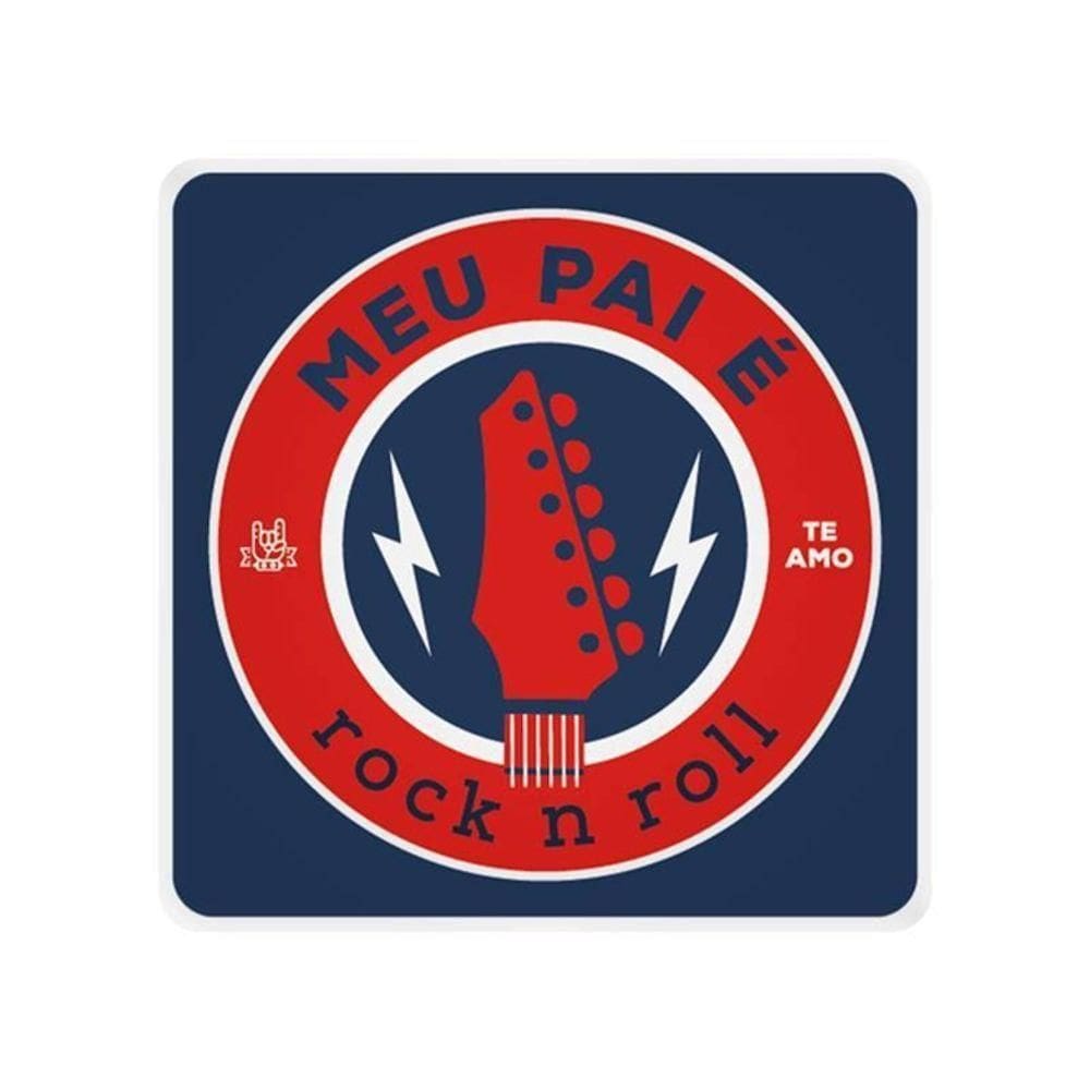 Luminária Box Slim Meu Pai é Rock Usb