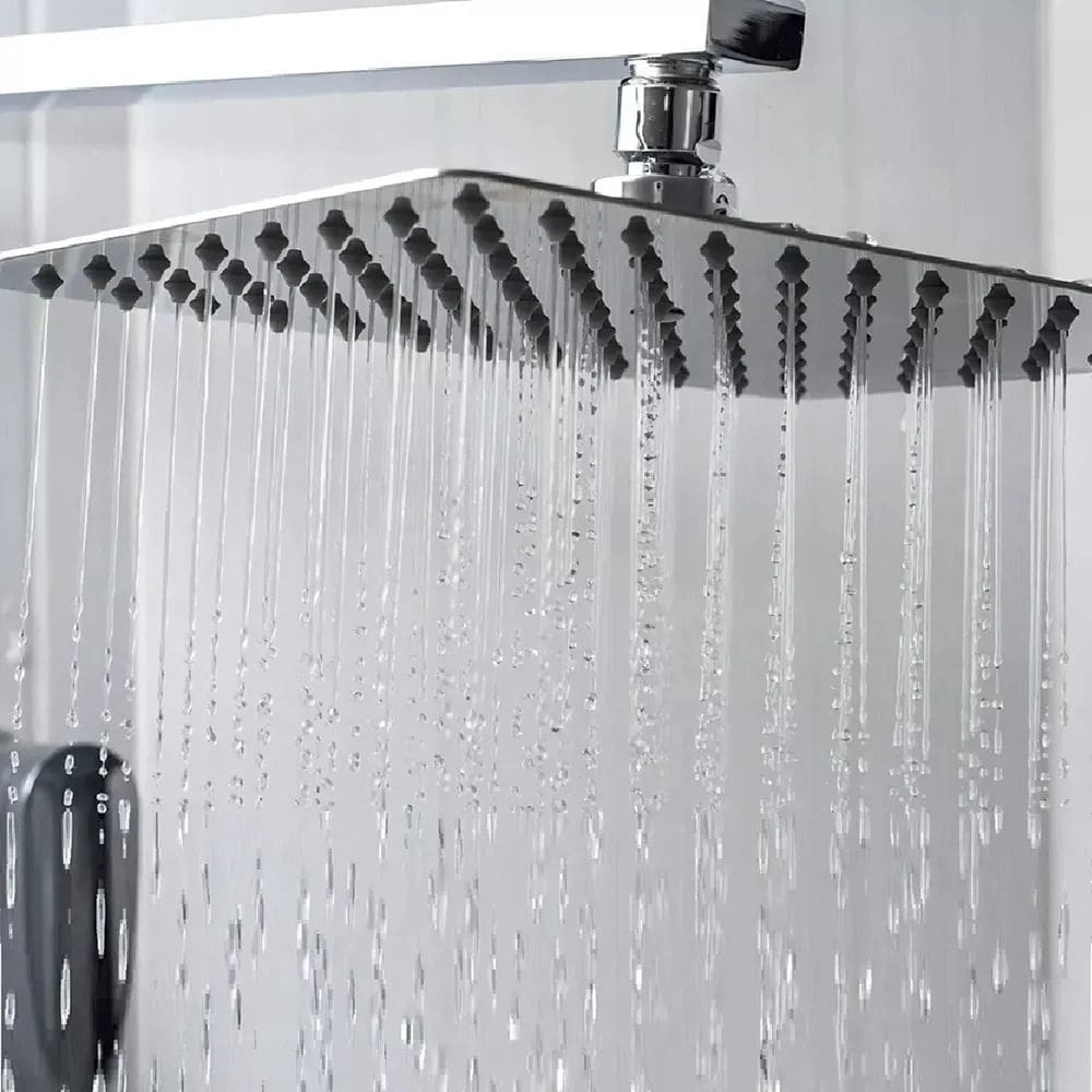 Ducha Chuveiro Cromado Luxo Metal 20x20 Solar Gás Inox