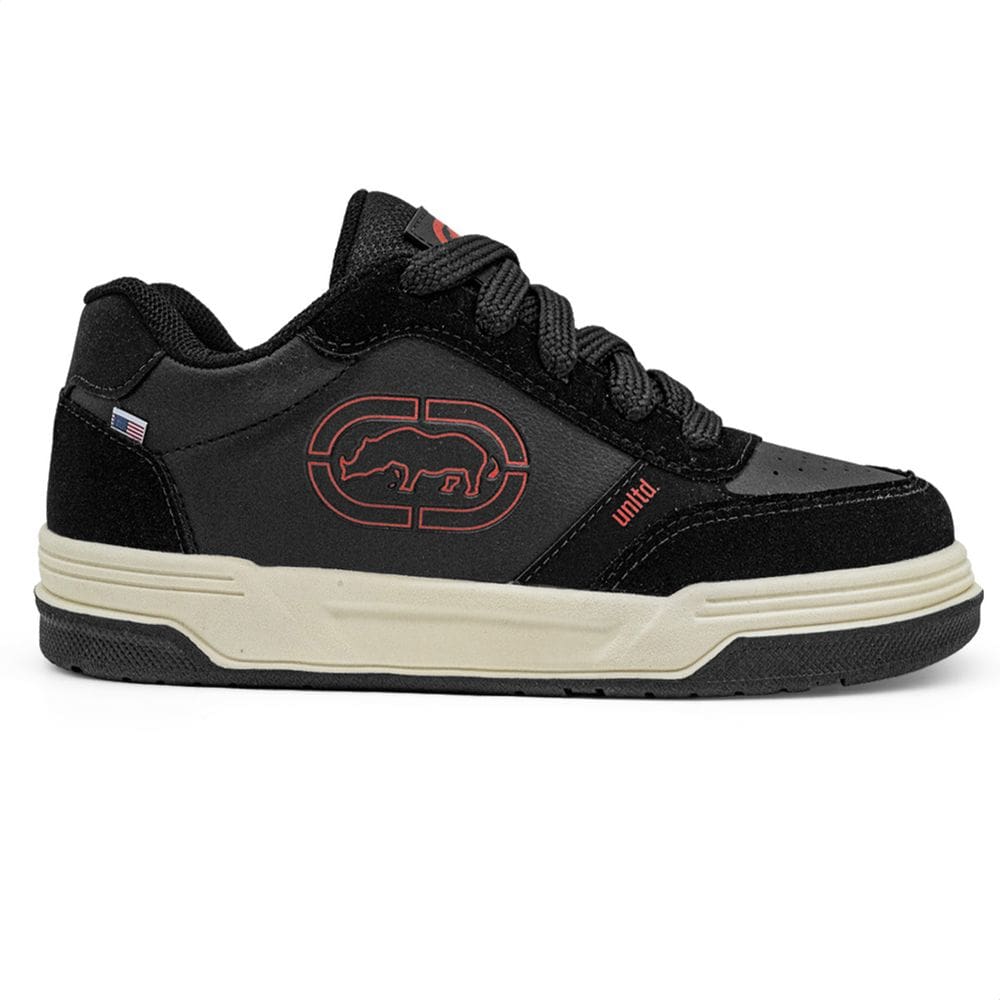 Tênis Ecko Pasadena Unissex | Preto Vermelho