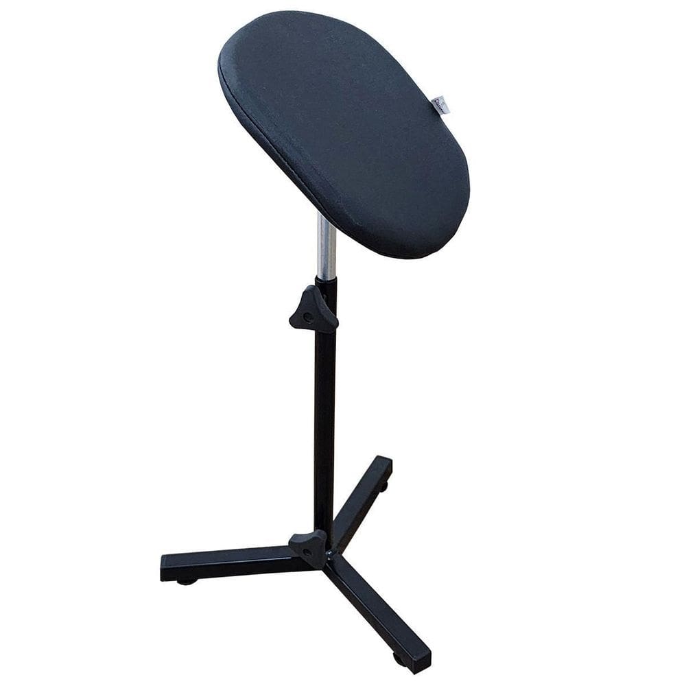 Suporte Parapé Tripé Desmontável Articulável Almofada Preta