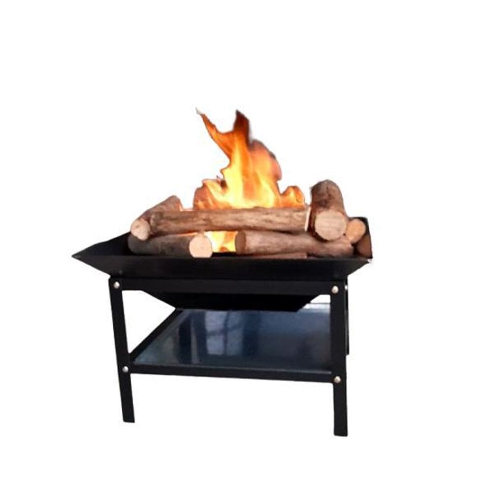 Lareira 60Cm Para Jardim Fogueira Externa Portatil A Lenha