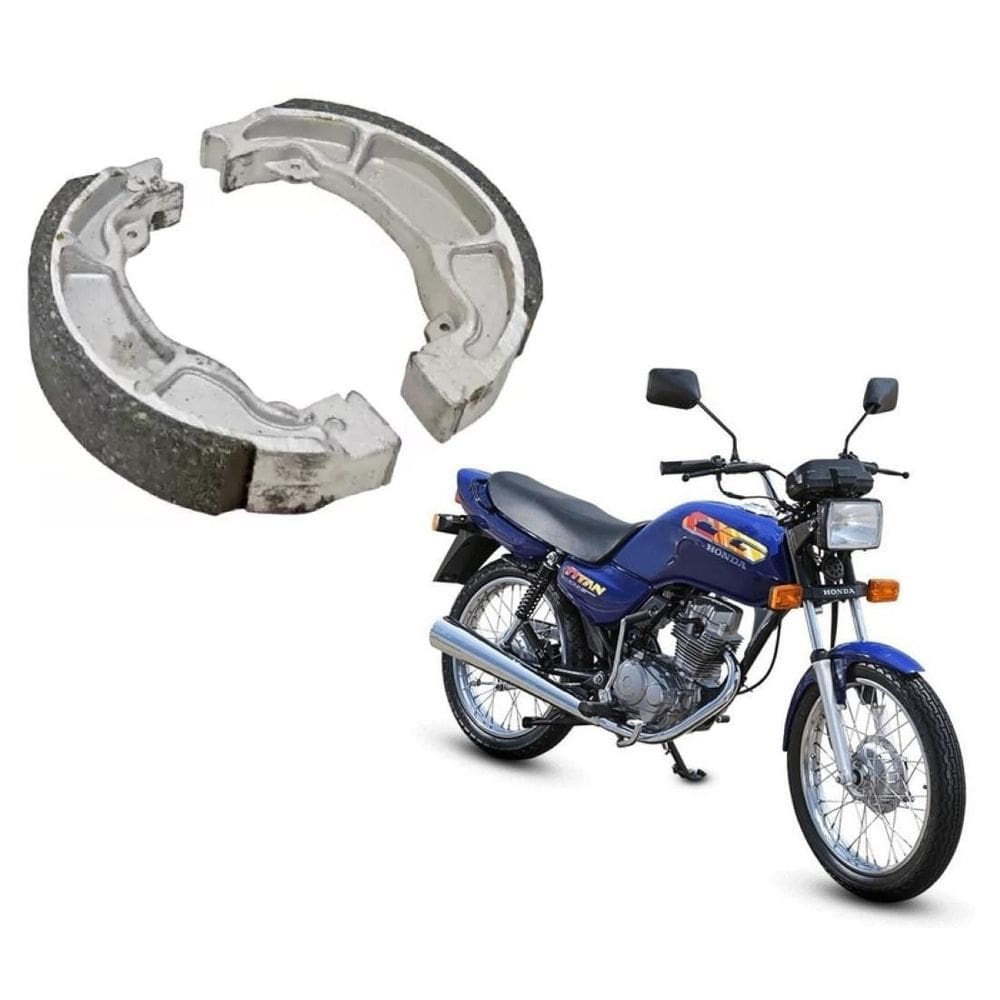 Lona Patim De Freio Traseiro Honda Dream 100 Cg Até 99-0,25