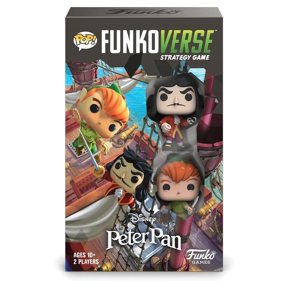 Jogo de tabuleiro Funko Games Funkoverse Peter Pan 100, pacote com 2