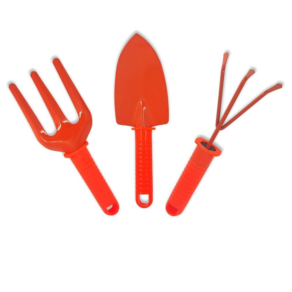 Kit Jardinagem (Pá Larga + Garfo + Ancinho) Variado WESTERN