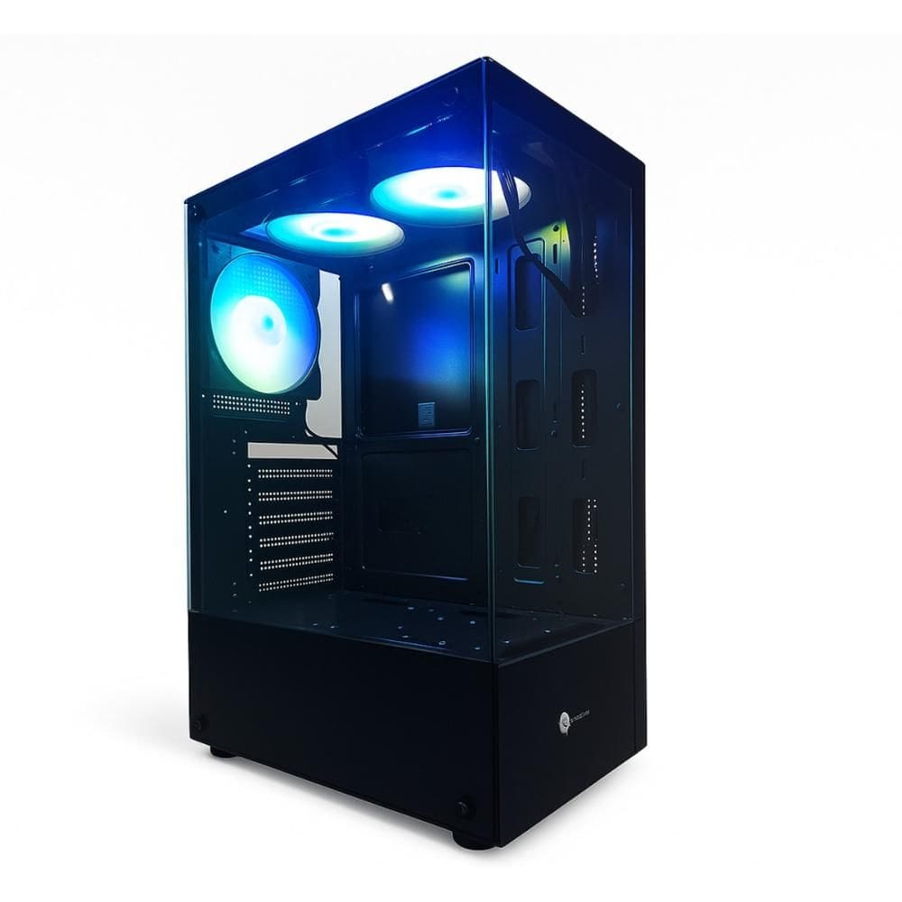 Gabinete Gamer Aquário Hayom GB1792 - Vidro Temperado - Torre - 3 Coolers Inclusos - ATX - Preto