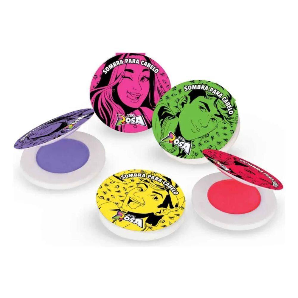 Kit Pinta Mechas Coloridas Turma dos Rosas - Brink Model