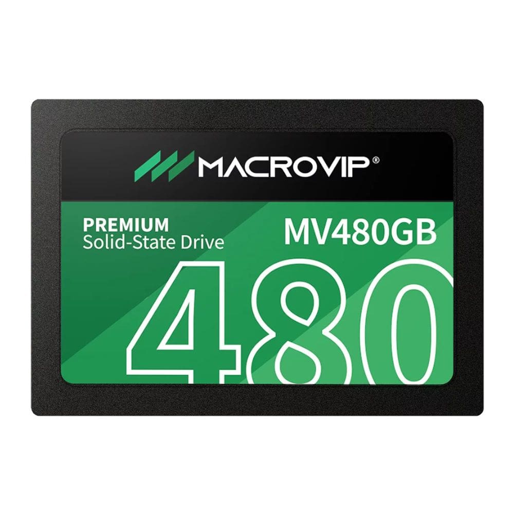 SSD Macrovip Premium 480GB 2.5” SATA III 6Gb/s, Leitura até 520MB/s, Gravação até 450MB/s – MV480GB