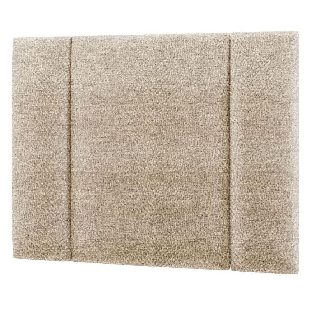 Cabeceira Estofada Iluminação Led Glow Cama Solteiro 90 Cm Linho Bege