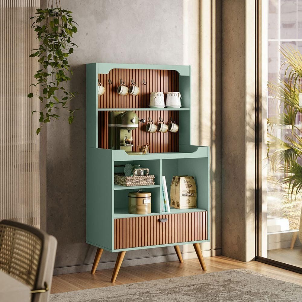 Cantinho Do Café Rubi Menta Com Tauri Ripado - Lukalian