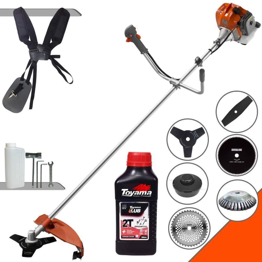Roçadeira Tekna Rl520acg2 + óleo Toyama + 6 Opções De Corte