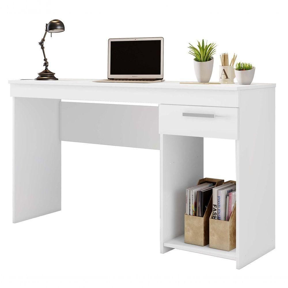 Mesa Para Computador Office Officia Branco - Moveisaqui