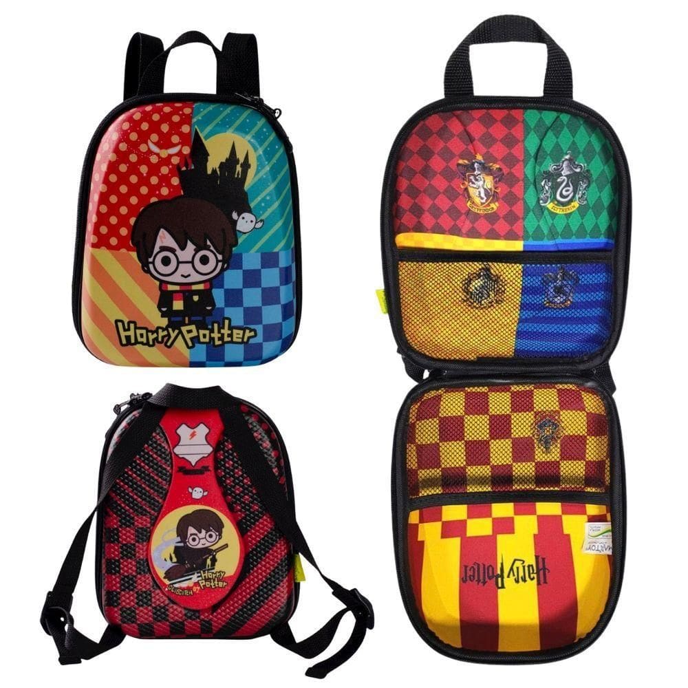 Mochila Infantil Harry Potter Sonserina Grifinória Lufa-lufa Corvinal Hogwarts