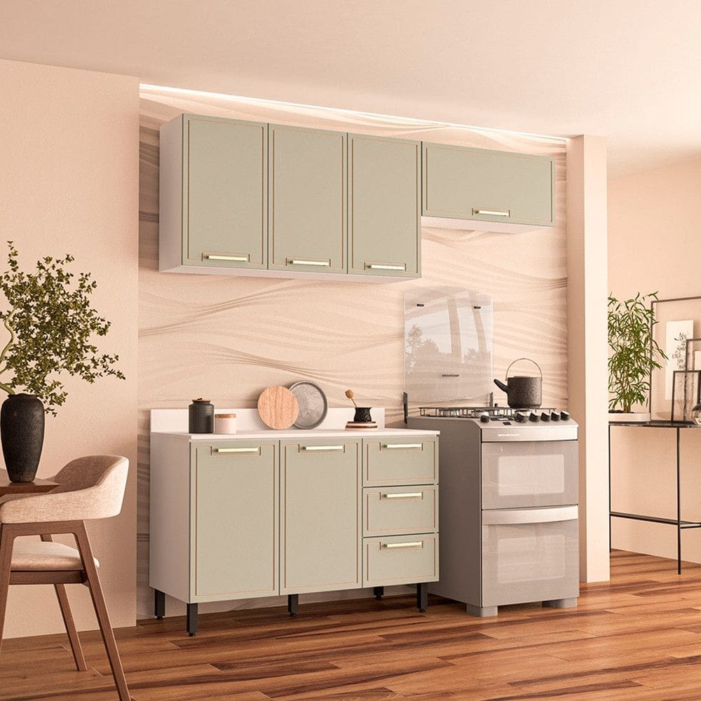 Mesa de Jantar 120cm Viena Dobuê