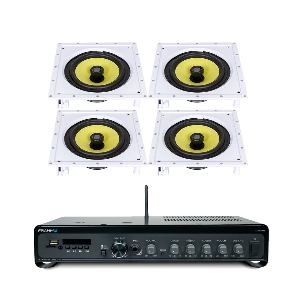 Kit Slim 3700 G5 Frahm + 4 Arandelas Ci8S Plus