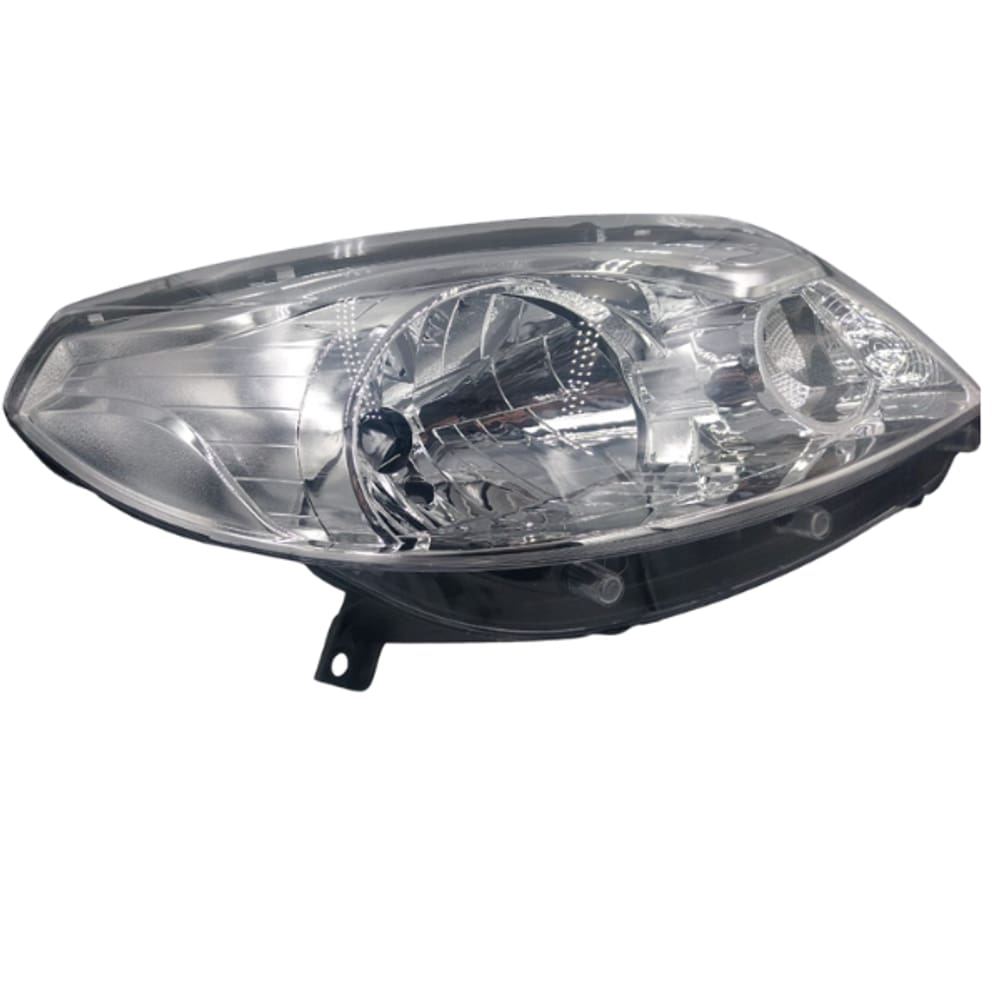 Farol Dianteiro Sandero 2012 2013 2014 Máscara Cromada Direito Passageiro