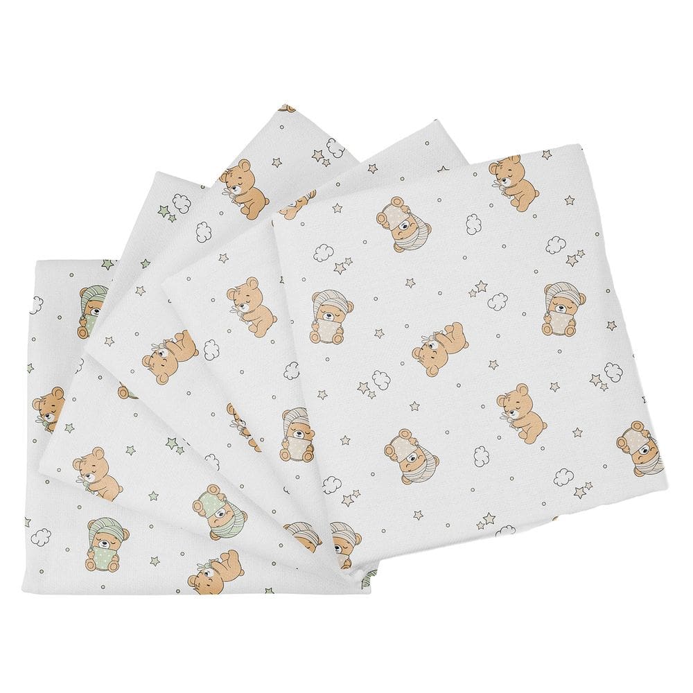 Fralda de Pano Luxo para Bebê 5 Unidades Pixuxu