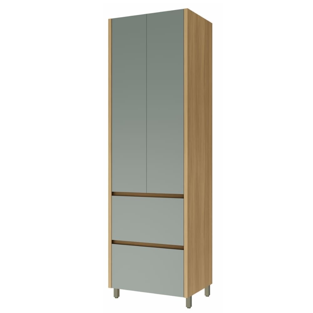 Armário de Cozinha Paneleiro 2 Portas 2 Gavetas 100% Mdf Raissa Nesher