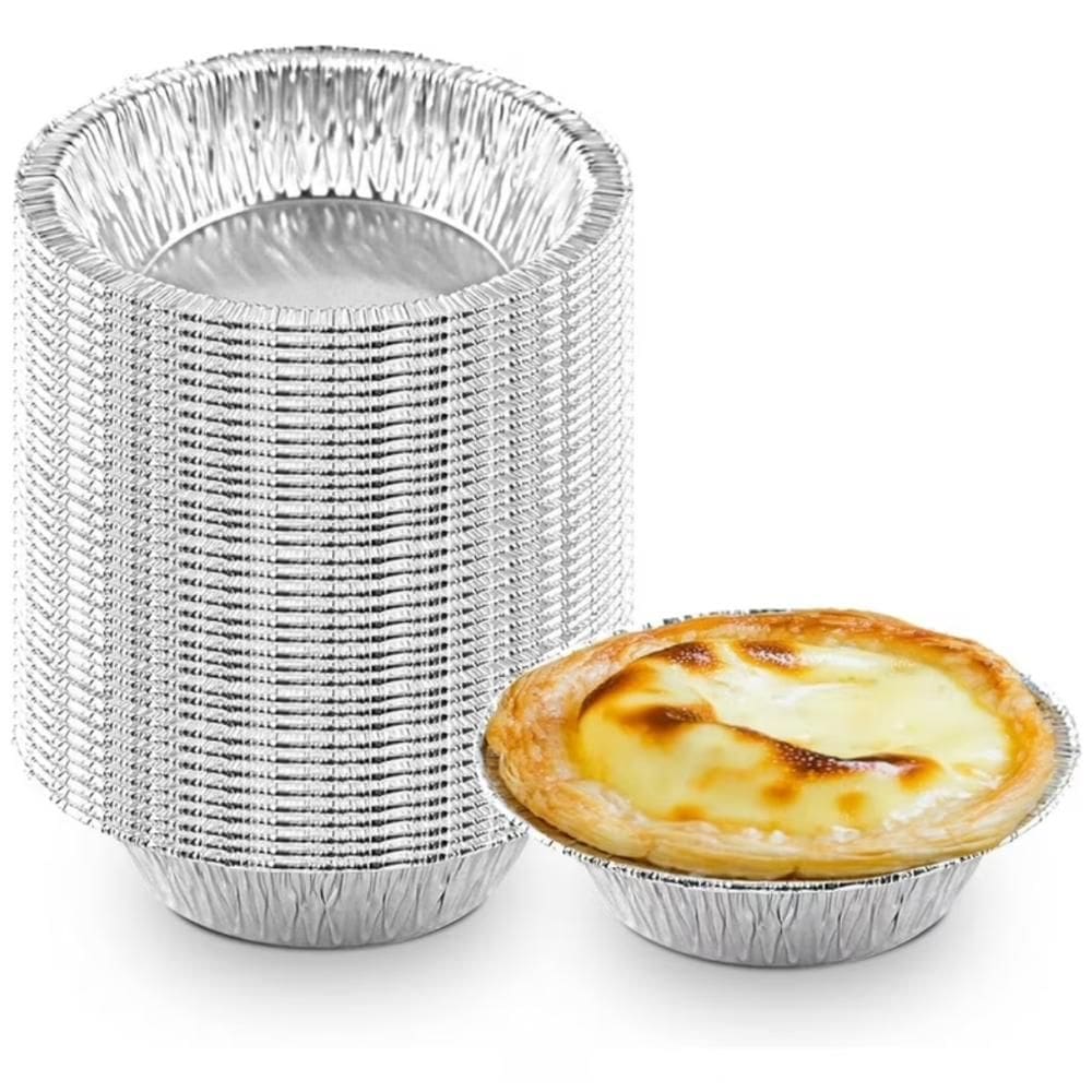 Kit 250 Forma De Alumínio Descartável 42ml 74x20mm Para Mini Empadas C18 Colb
