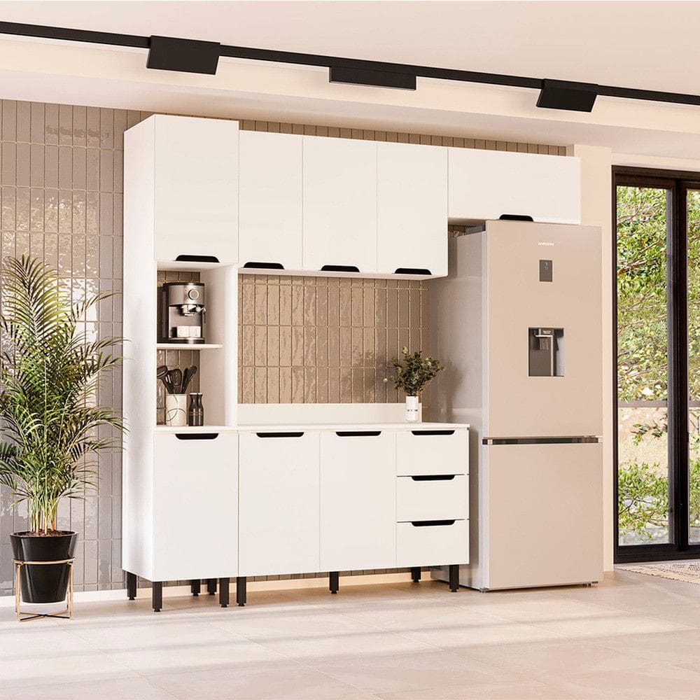 Guarda Roupa Solteiro com Espelho 2 Portas 3 Gavetas York Luciane