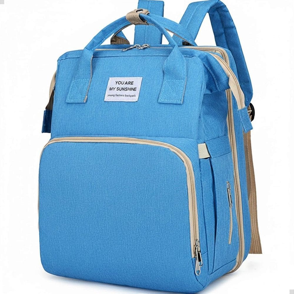 Mochila Maternidade Cor:Azul Passeio Viagem Área Térmica