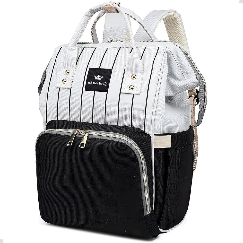 Bolsa Mochila Maternidade Cor Preto Bebê Espaçosa Reforçada