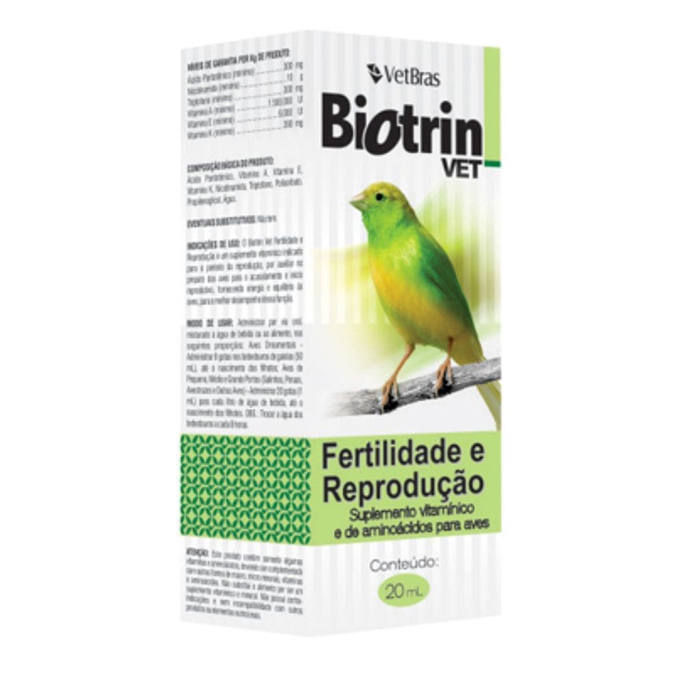 Biotrin Vet VetBras Fertilidade e Reprodução 20ml