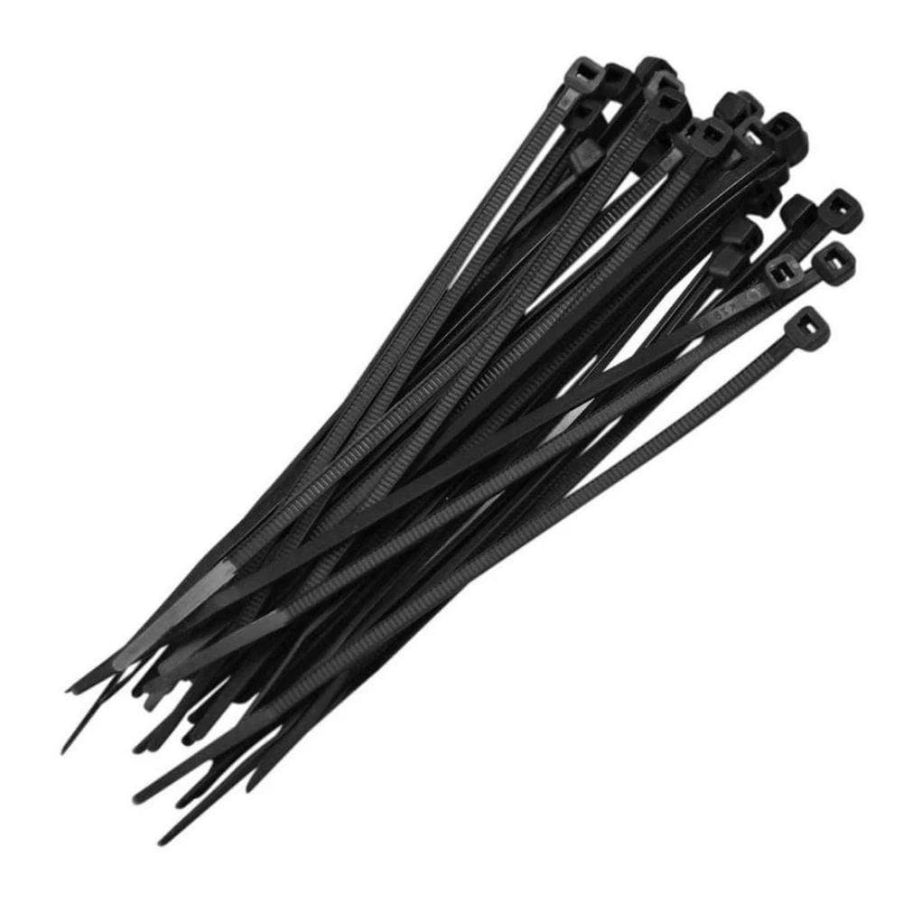 Abraçadeira De Nylon Western 3,6x25cm Com 100 Unidades Preto