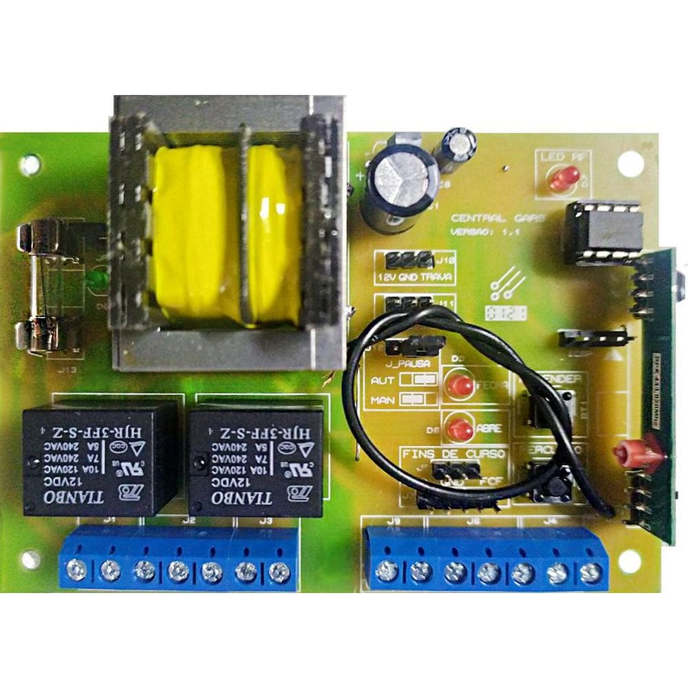 Central Monofásico Gars Bivolt 512 Botões Code Learning