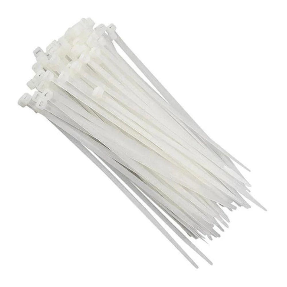 Abraçadeira De Nylon Western 3,6 X 15cm 100 Un Branco